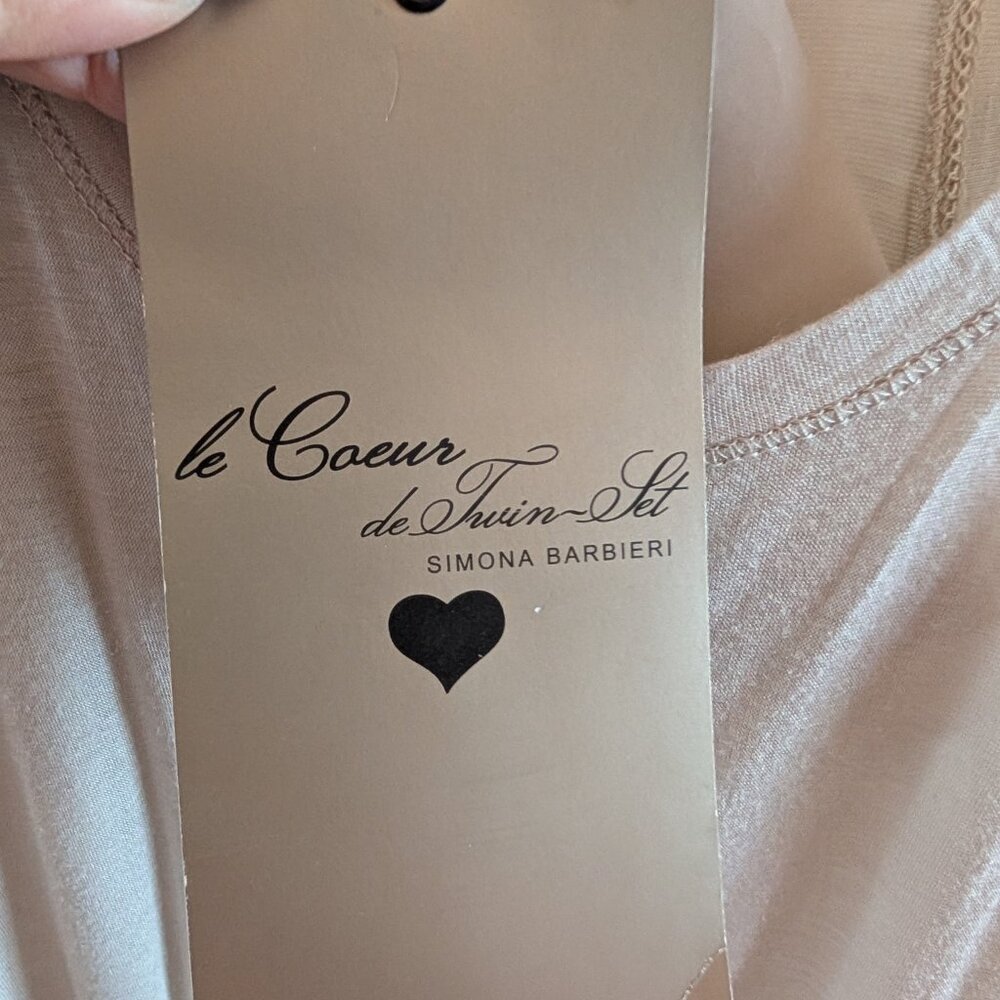 Le Coeur de Twin-Set Simona Barbieri Lounge Dress Luxe Sleepwear Nightgown XS - Picture 4 of 10